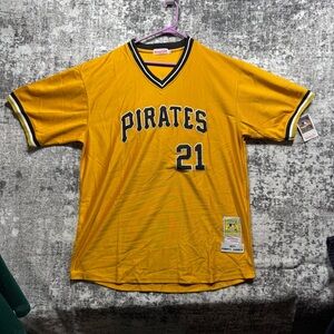 Pirates Retro Roberto Clemente Jersey Size Men's 56 Michell & Ness